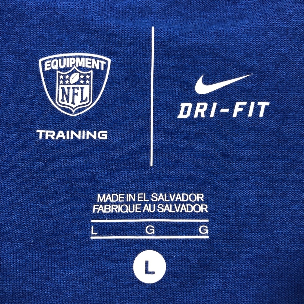 Nike New York Giants Football Dri-Fit T Shirt - Picture 4 of 8